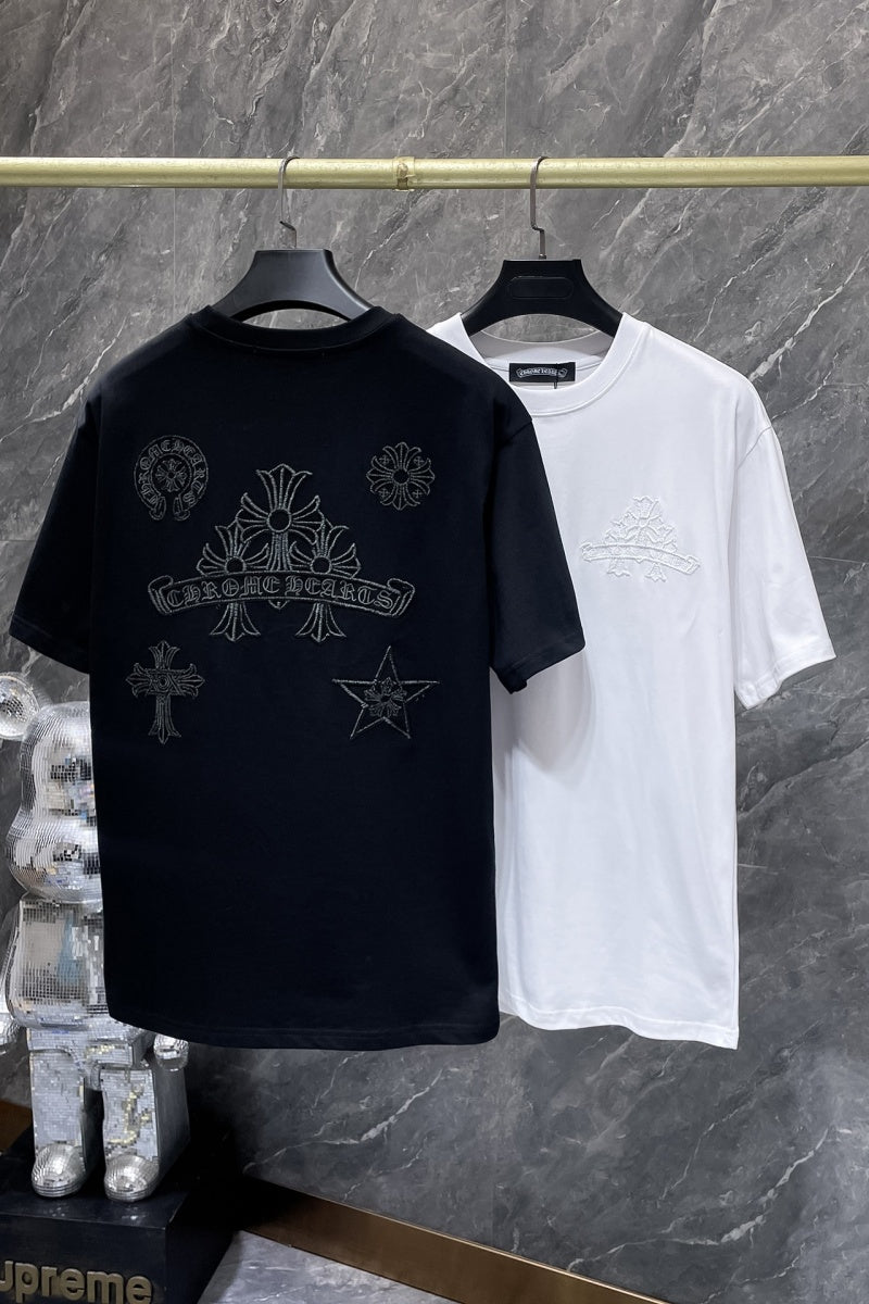 Chrome heart T shirts High-quality 100% cotton streetwear