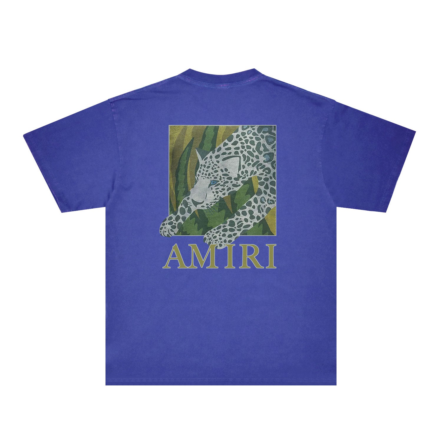 Amiri Washed Distressed T Shirt Printed Trendy Pure Cotton