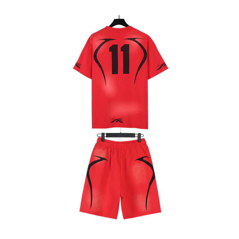 HS T-Shirt And Shorts Two-Piece Set