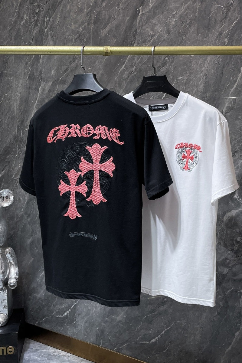 Chrome heart T shirts High-quality 100% cotton streetwear