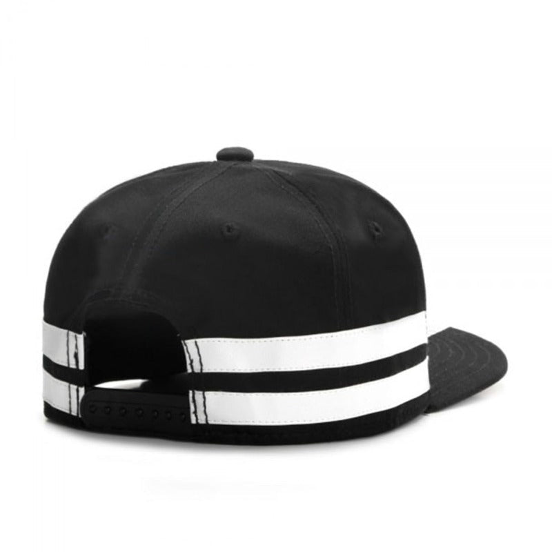 Trendy flat brimmed snapback hats tres slick cap summer