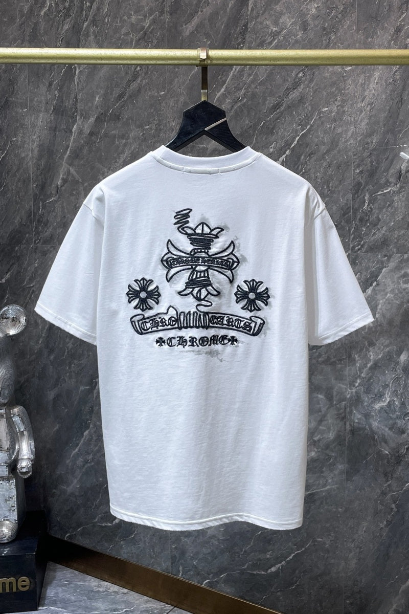 Chrome heart T shirts High-quality 100% cotton streetwear