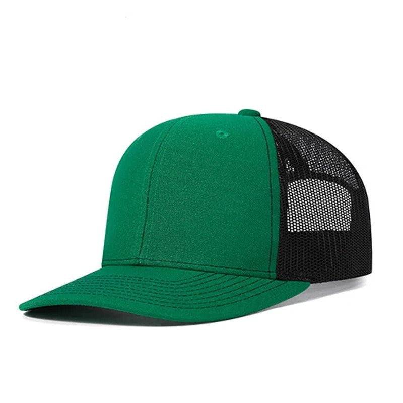 Trendy flat brimmed snapback hats breathable