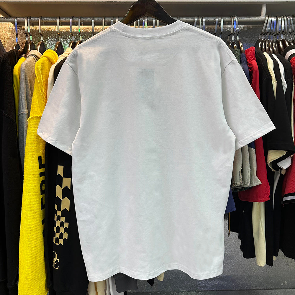 Rhude T Shirts Yacht Club Printed Cotton Short Sleeves Men and Women