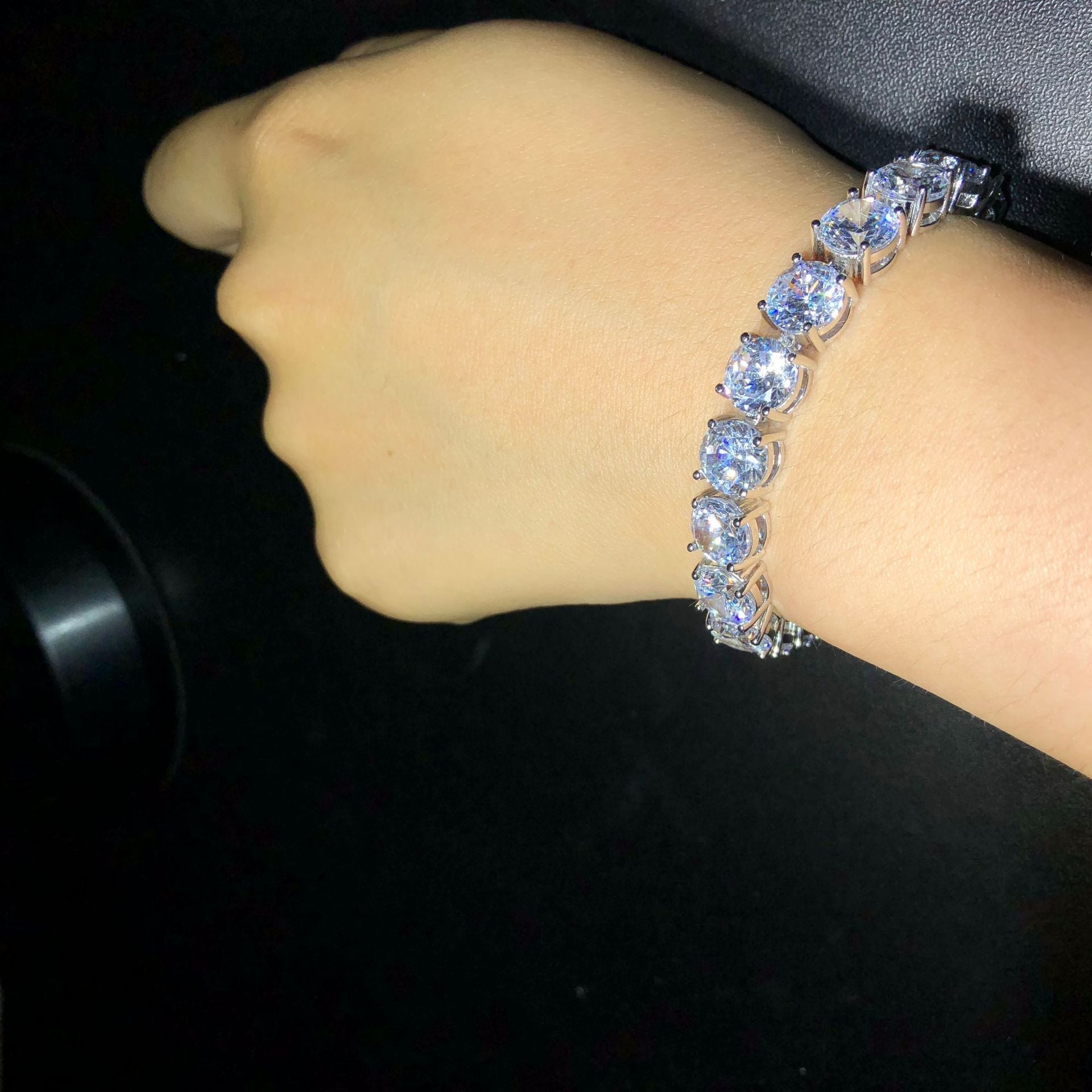 Bracelet Tennis Chain Zircon Coarse Bracelet