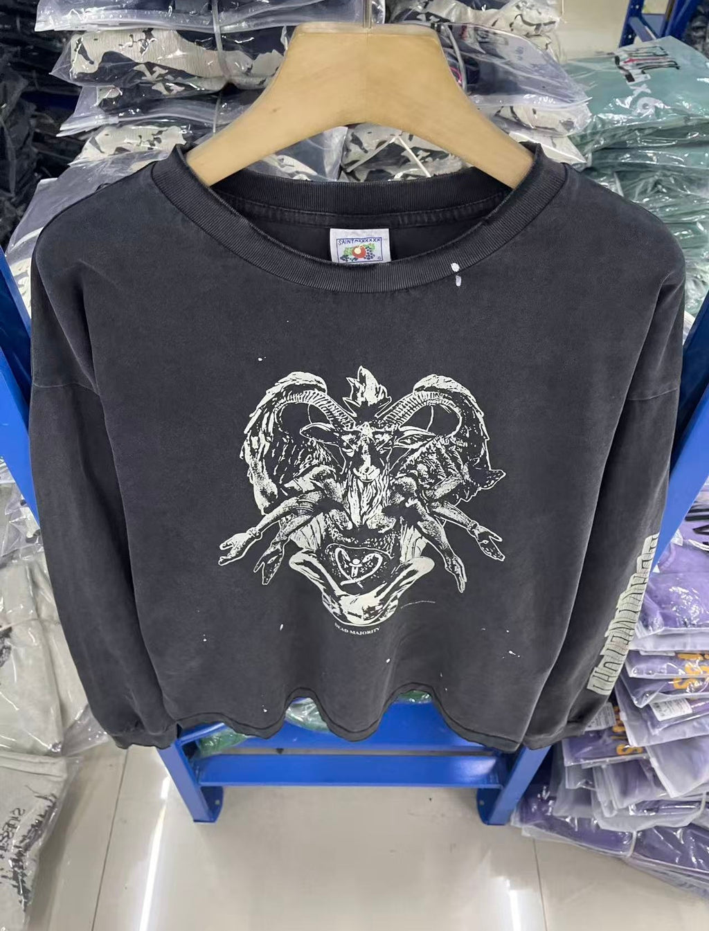 Saint Michael long sleeve shirts