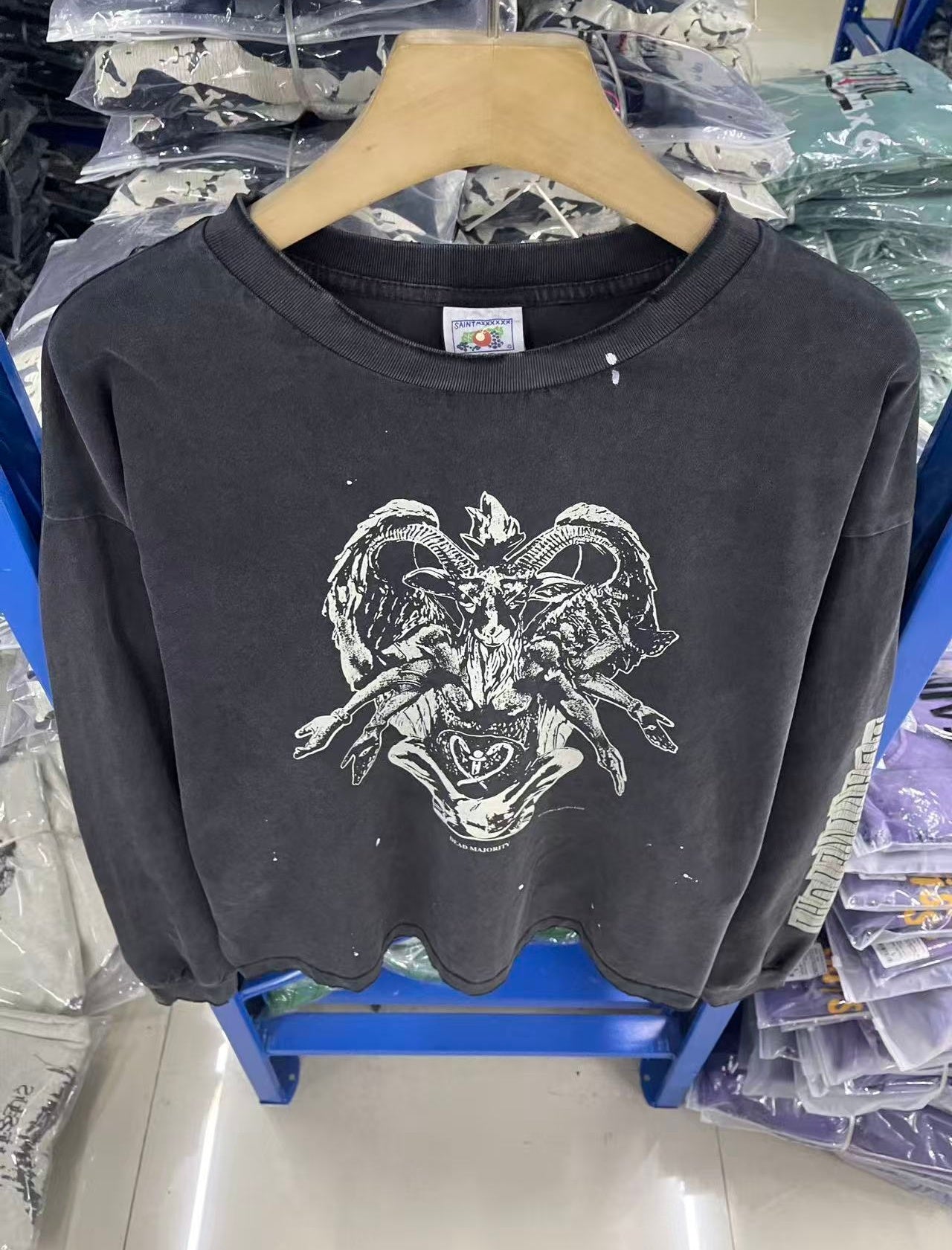 Saint Michael long sleeve shirts