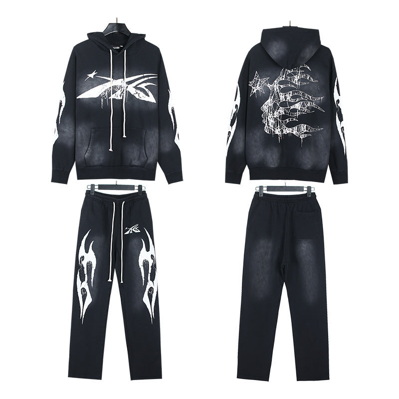 HS Hoodie And Pants Two-Piece Set