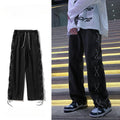 Men Jeans Spring and Autumn Straight Loose Denim Long Hip Hop Wide Leg Pants