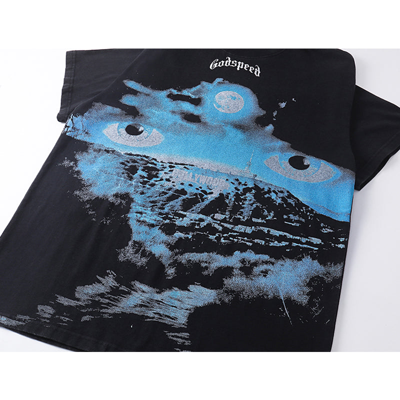 Godspeed T-Shirt Retro Fantasy Pattern