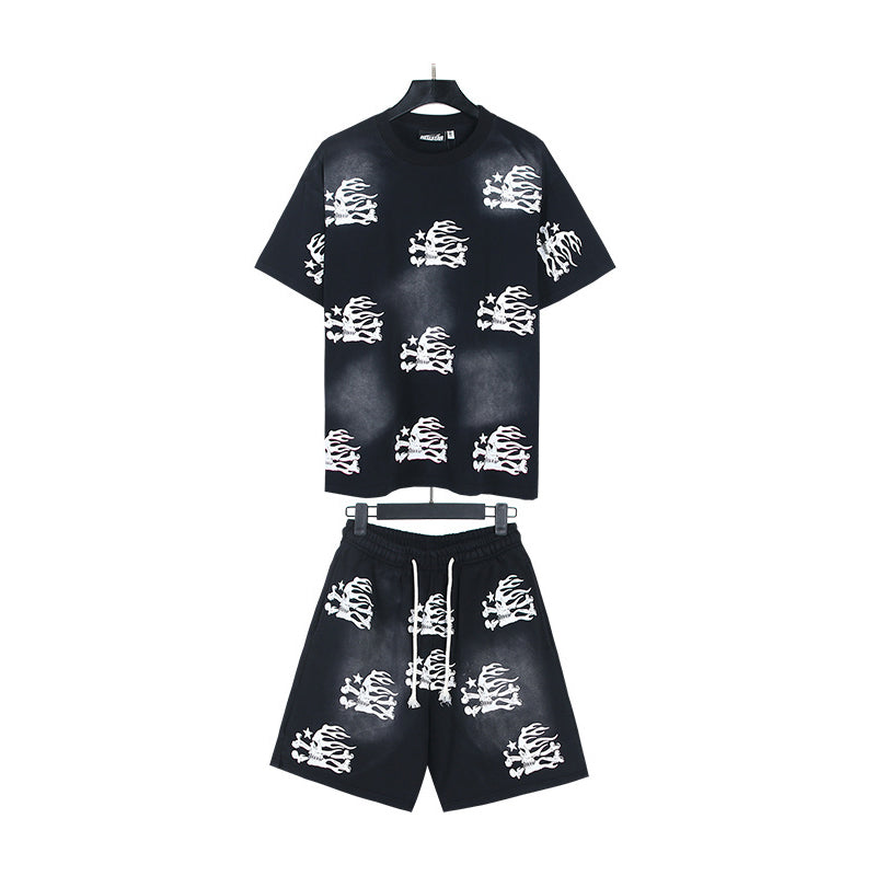 HS T-Shirt And Shorts Two-Piece Set