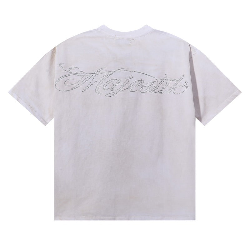 MAJESTIK T Shirts Pro Boxer Graphic Crop Tee hot diamond