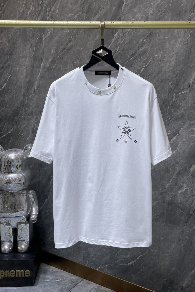 Chrome heart T shirts High-quality 100% cotton streetwear