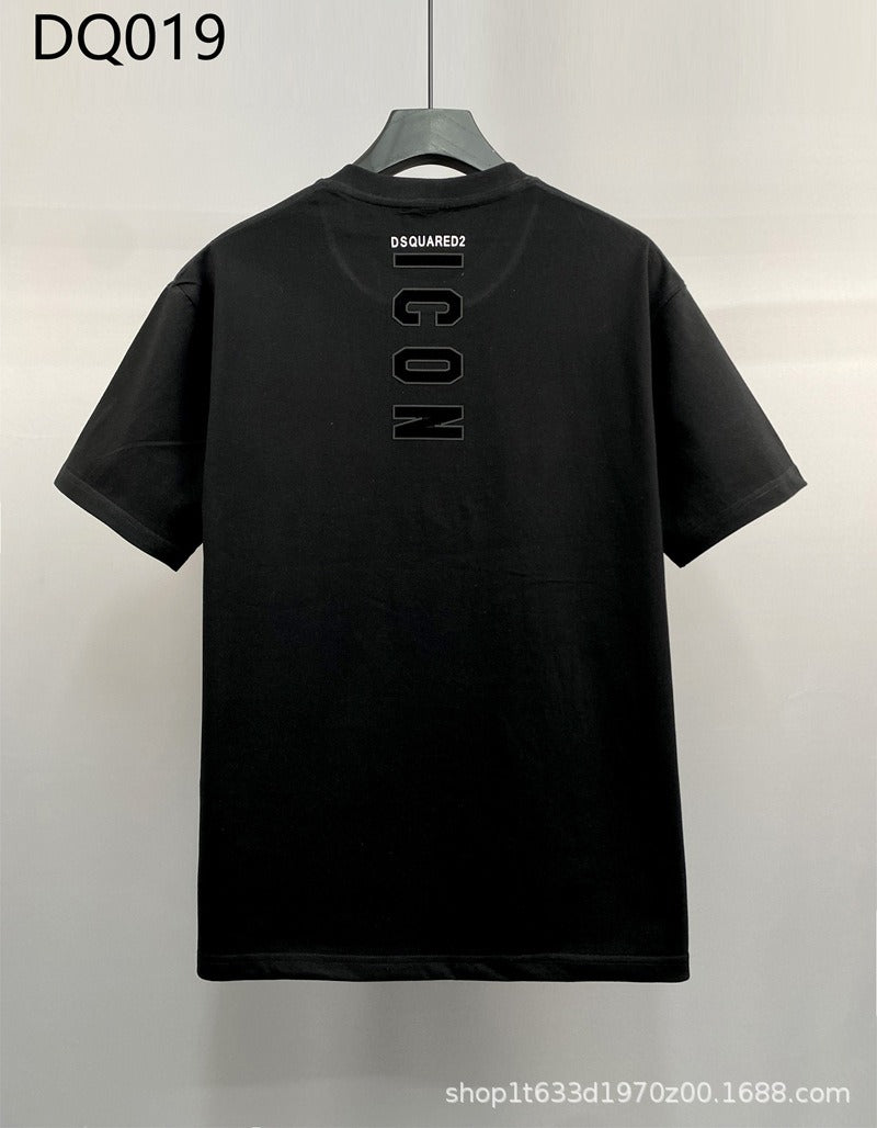 DSQ2 Loose Letter Print Short Sleeve