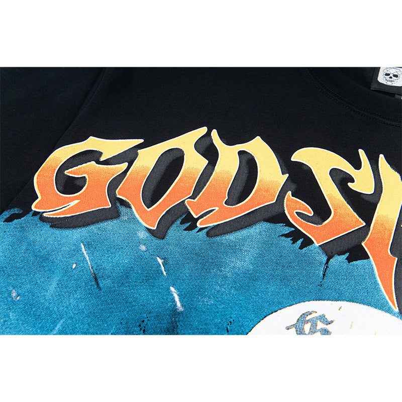 Godspeed T-Shirt Retro Fantasy Pattern