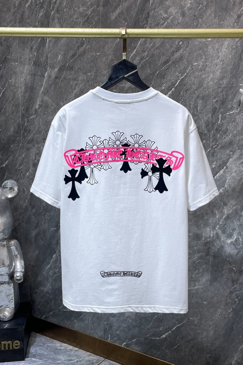 Chrome heart T shirts High-quality 100% cotton streetwear