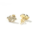 Earrings Zircon ' $' Shape Earring