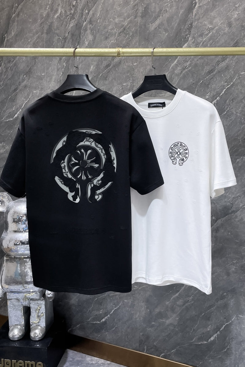 Chrome heart T shirts High-quality 100% cotton streetwear