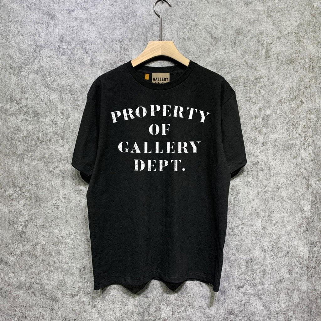 Gallery Dept T Shirt Retro Printed Loose Short-Sleeved Shirt (part2)