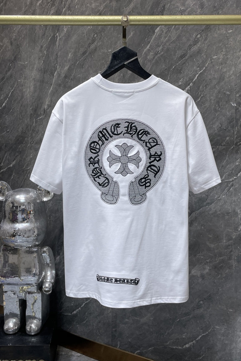 Chrome heart T shirts High-quality 100% cotton streetwear