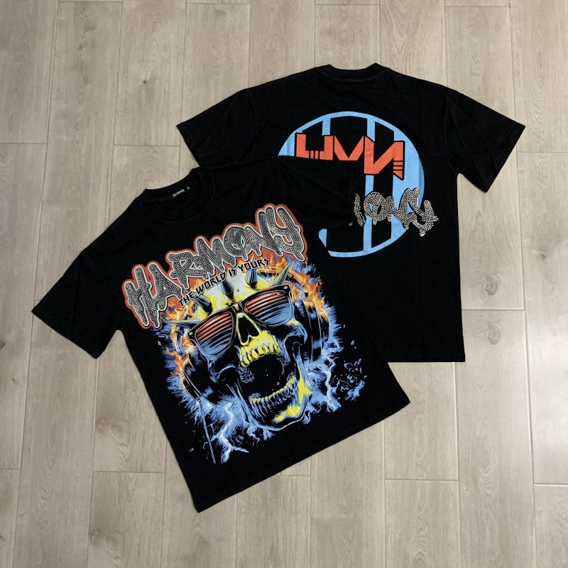 HARMONY T Shirts Street Fashion Brand Hot Diamond
