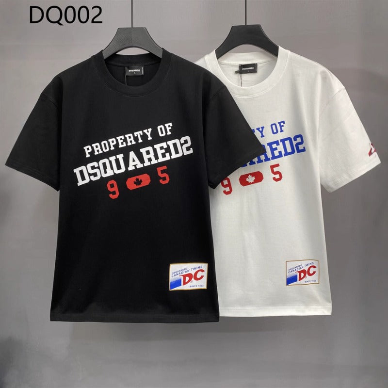 DSQ2 T Shirts Alphabet Top Bottom Shirt