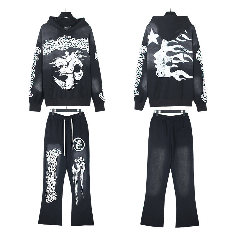 HS Hoodie And Pants Two-Piece Set