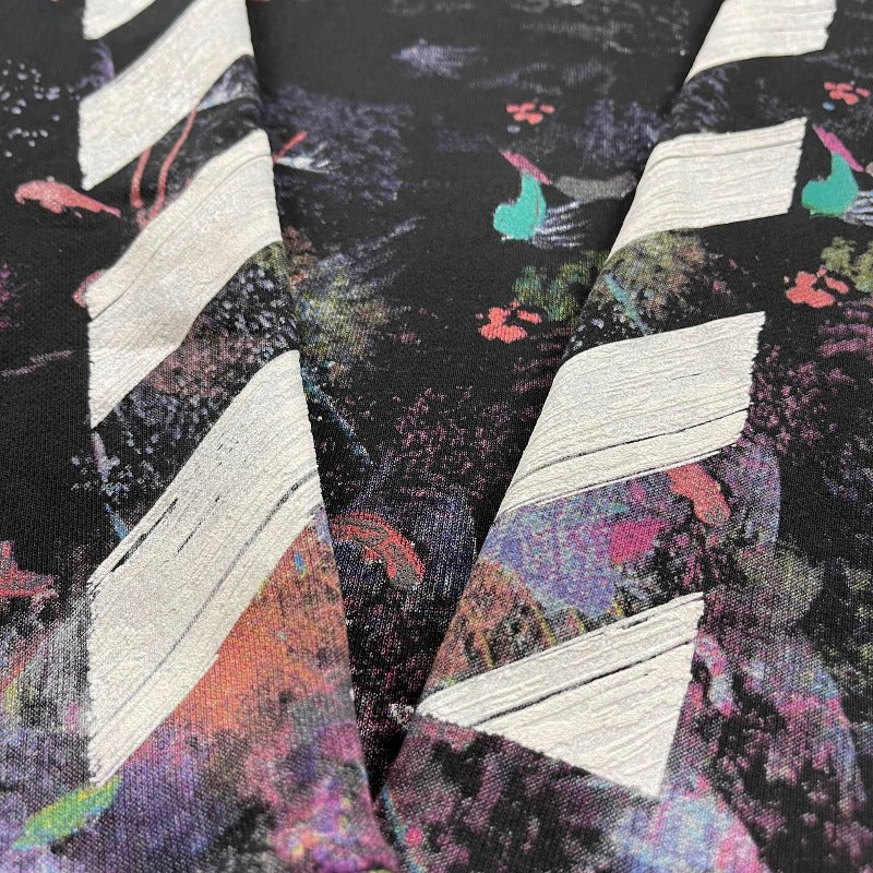 OW  hoodie Fireworks Arrow Pattern Pullover Hood