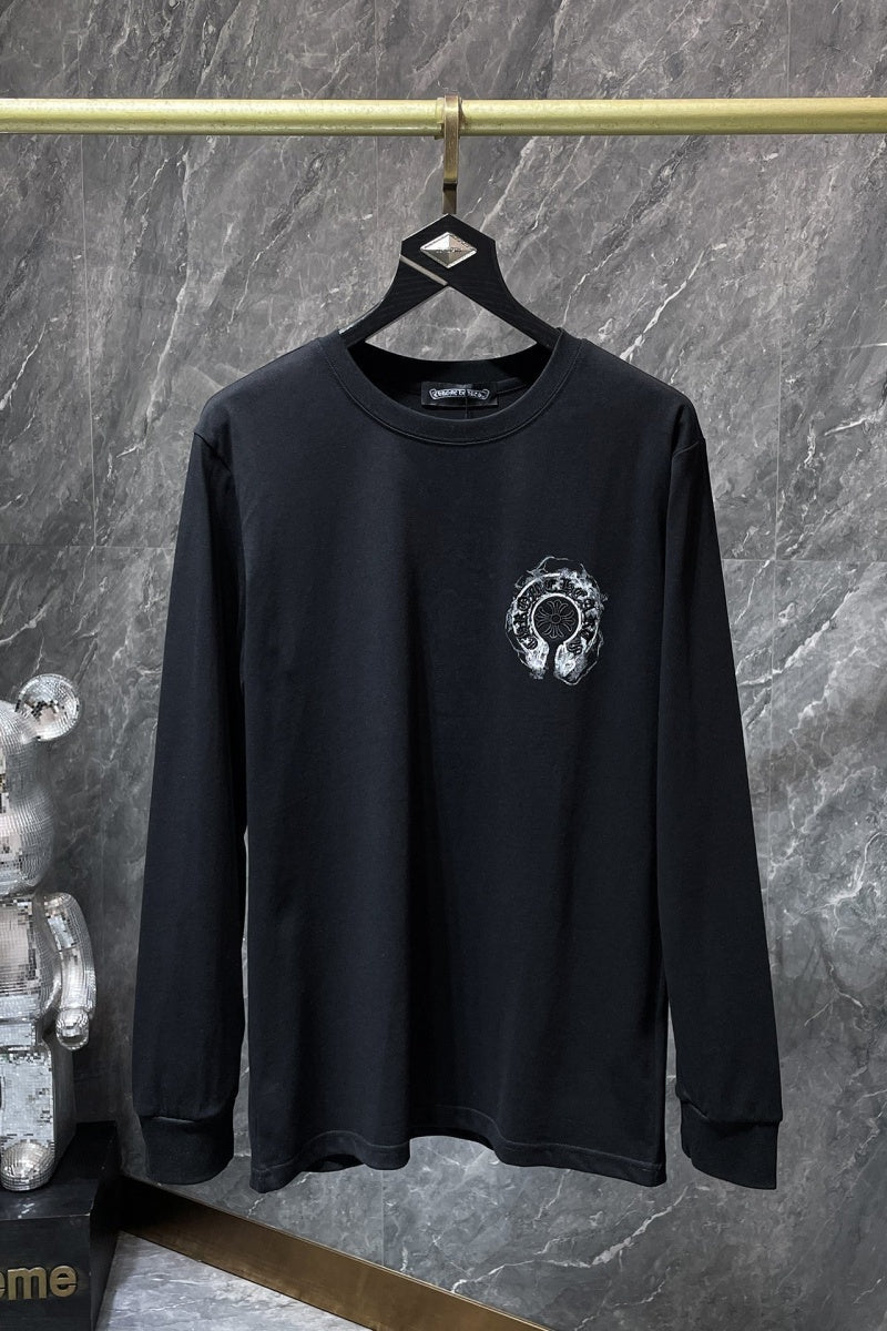 Chrome heart Long Sleeve Shirts High-quality 100% cotton streetwear