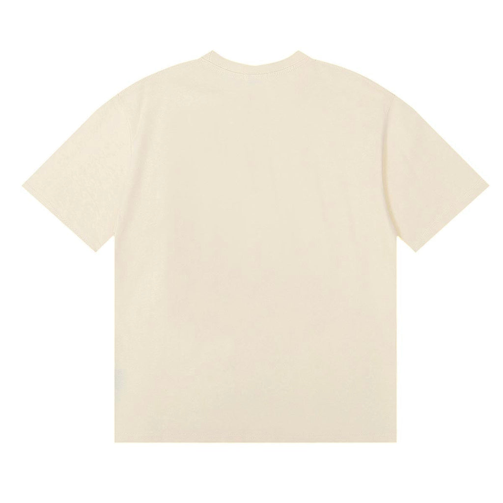 Rhude T Shirts Fox Hound Cotton Casual Short Sleeve Men and Women