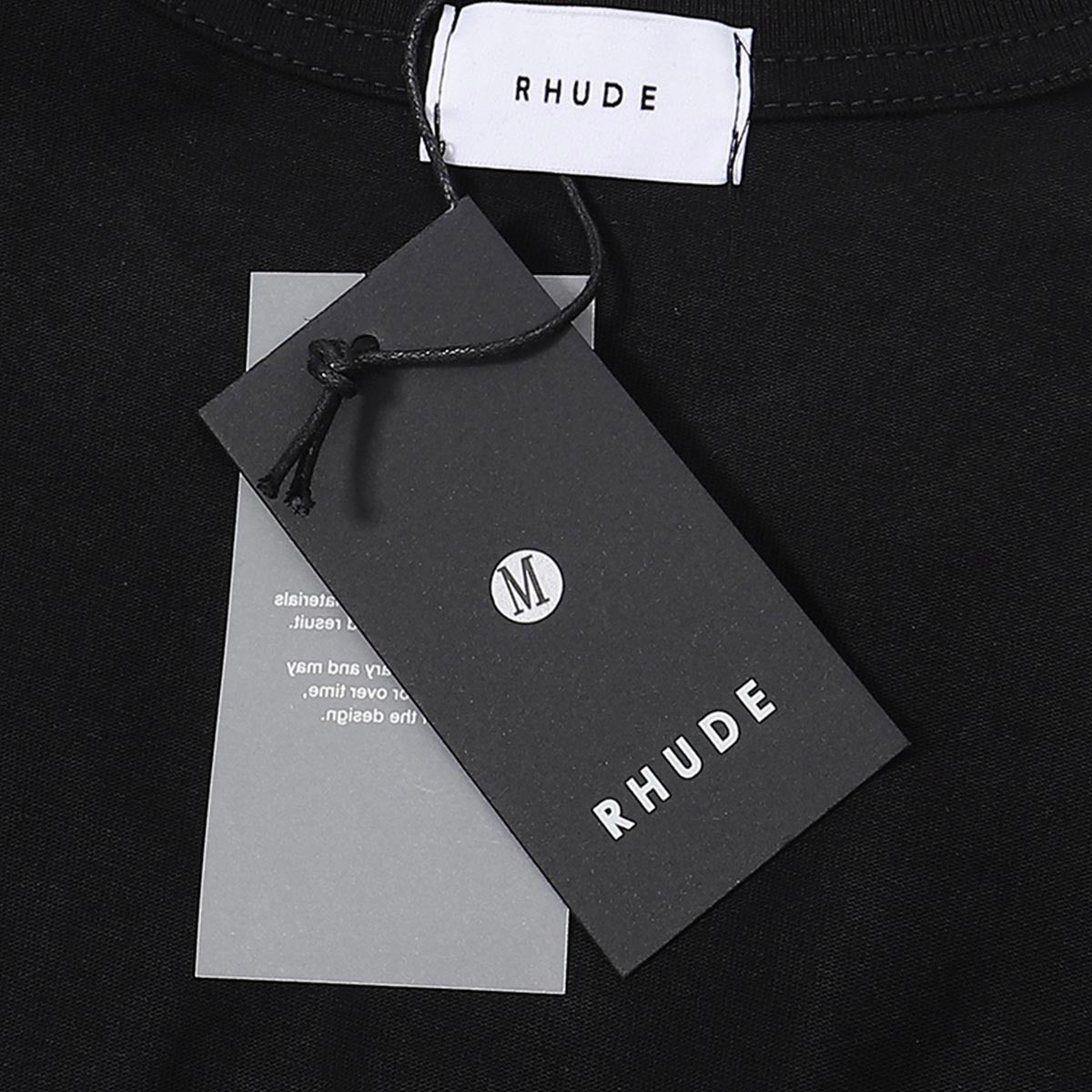 Rhude T Shirts Racing Tire Change Scene Printed Cotton Casual Short Sleeves Men and Women