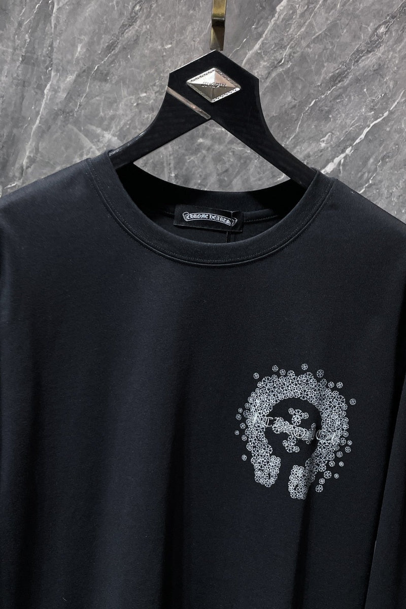 Chrome heart Long Sleeve Shirts High-quality 100% cotton streetwear