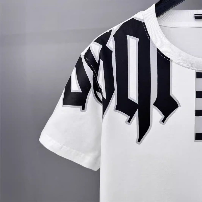 DSQ2 T Shirts Summer European and American Trend Crew Neck Bottom Shirt