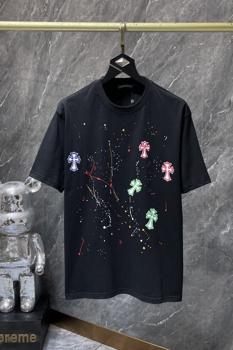 Chrome heart T shirts High-quality 100% cotton streetwear