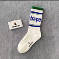 Bathing Ape Bape Socks ape head socks men and women medium tube towel bottom outdoor actual combat elite training sports basketball socks