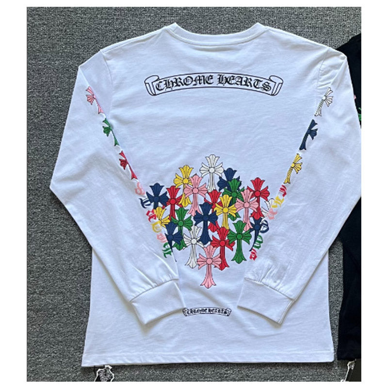 CHH  Heart Long Sleeve Shirt Unisex Fashion Loose Long Sleeve Shirt