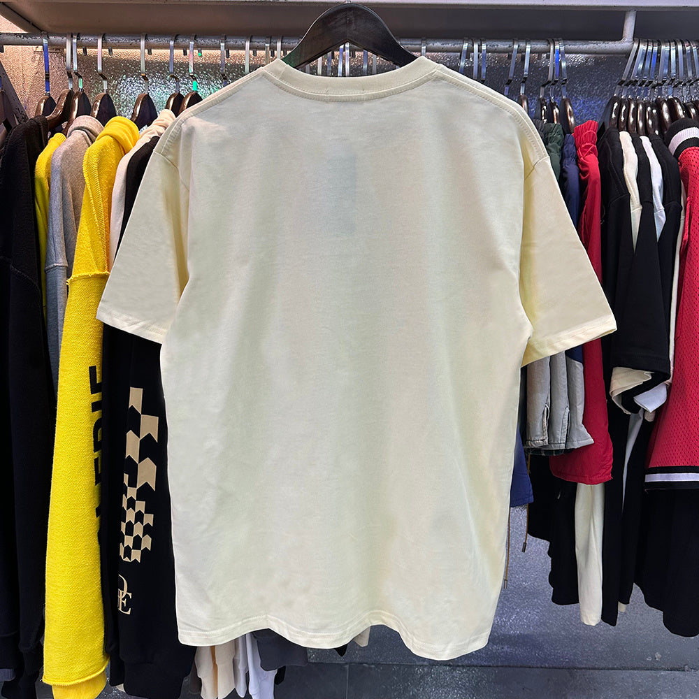 Rhude T Shirts Yacht Club Printed Cotton Short Sleeves Men and Women