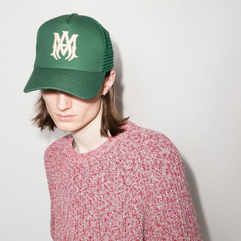 Amiri Hat Peaked Cap Sunshade Beach Casual Hat Adjustable Metal Lock Baseball Cap