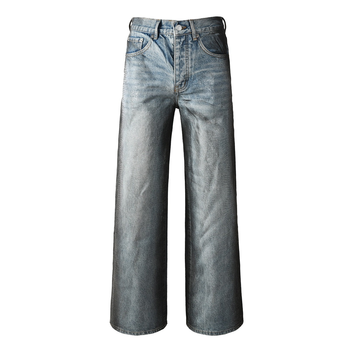 Mens trendy purple jeans, 100% cotton Jeans Rhinestones #102