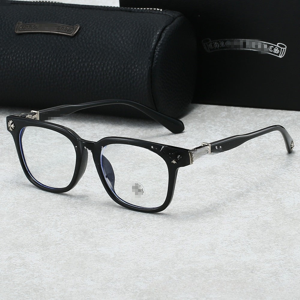 Chrome Hearts glasses men's and women's square flat glasses travel fashion