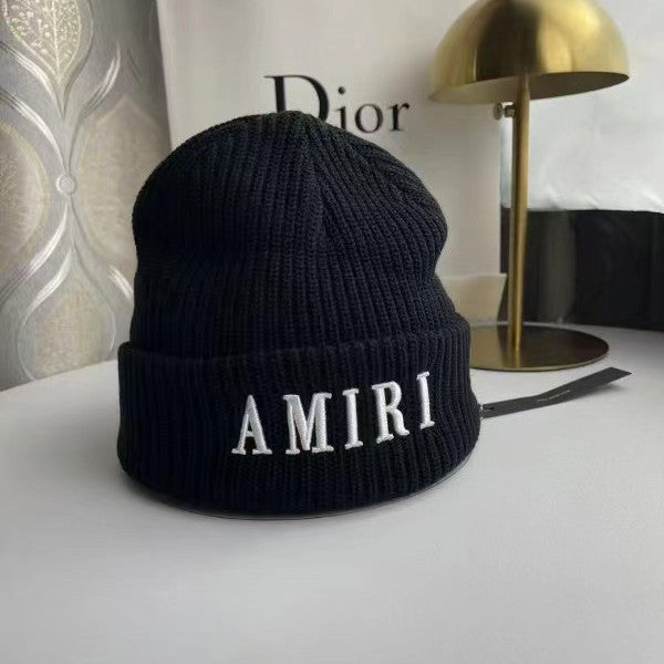 Amiri Knitted Hat AM Trend Embroidery