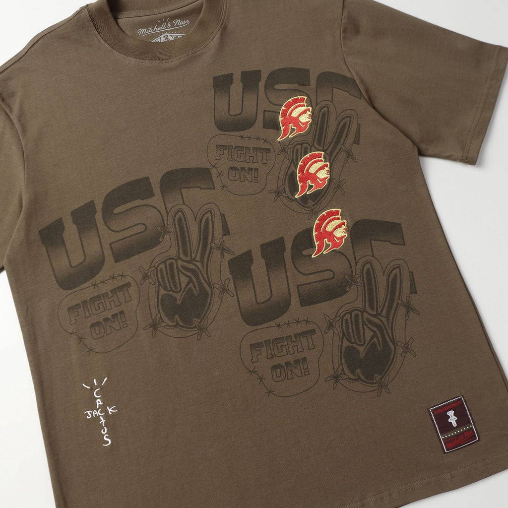 Travis Scott T-Shirt TRAVIS SCOTT CACTUS JACK Embroidery Crew Neck Short Sleeve