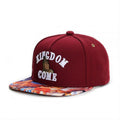 Trendy flat brimmed snapback hats kingdom come prayer gesture summer