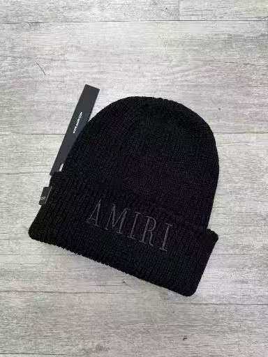 Amiri Knitted Hat AM Trend Embroidery
