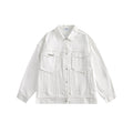 Unisex Jacket Vintage Casual Jacket Spring and Autumn Coat