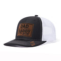 Trendy flat brimmed snapback hats leather label letter spring summer mesh hat sunshade