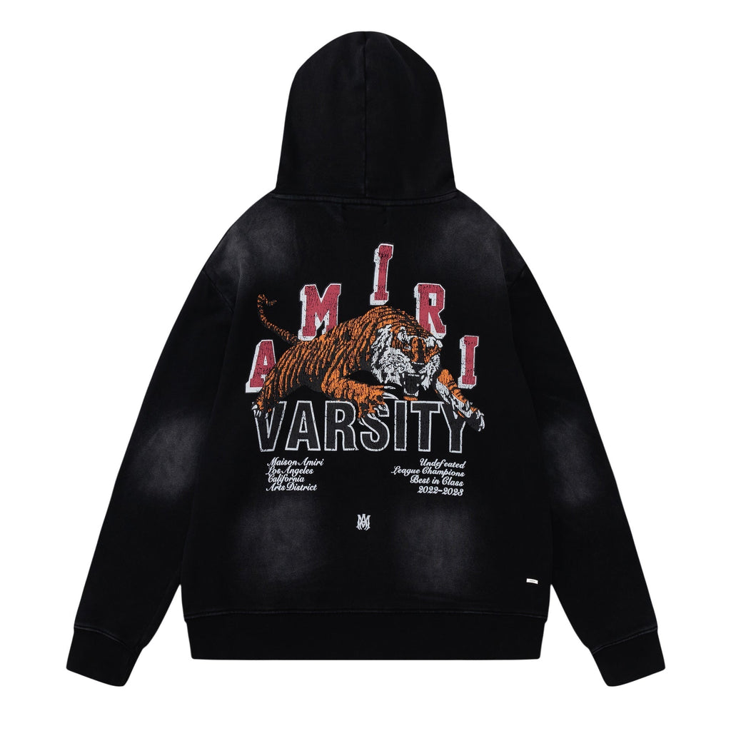 Amiri Hoodie AMI vintage print hooded sweater for men and women