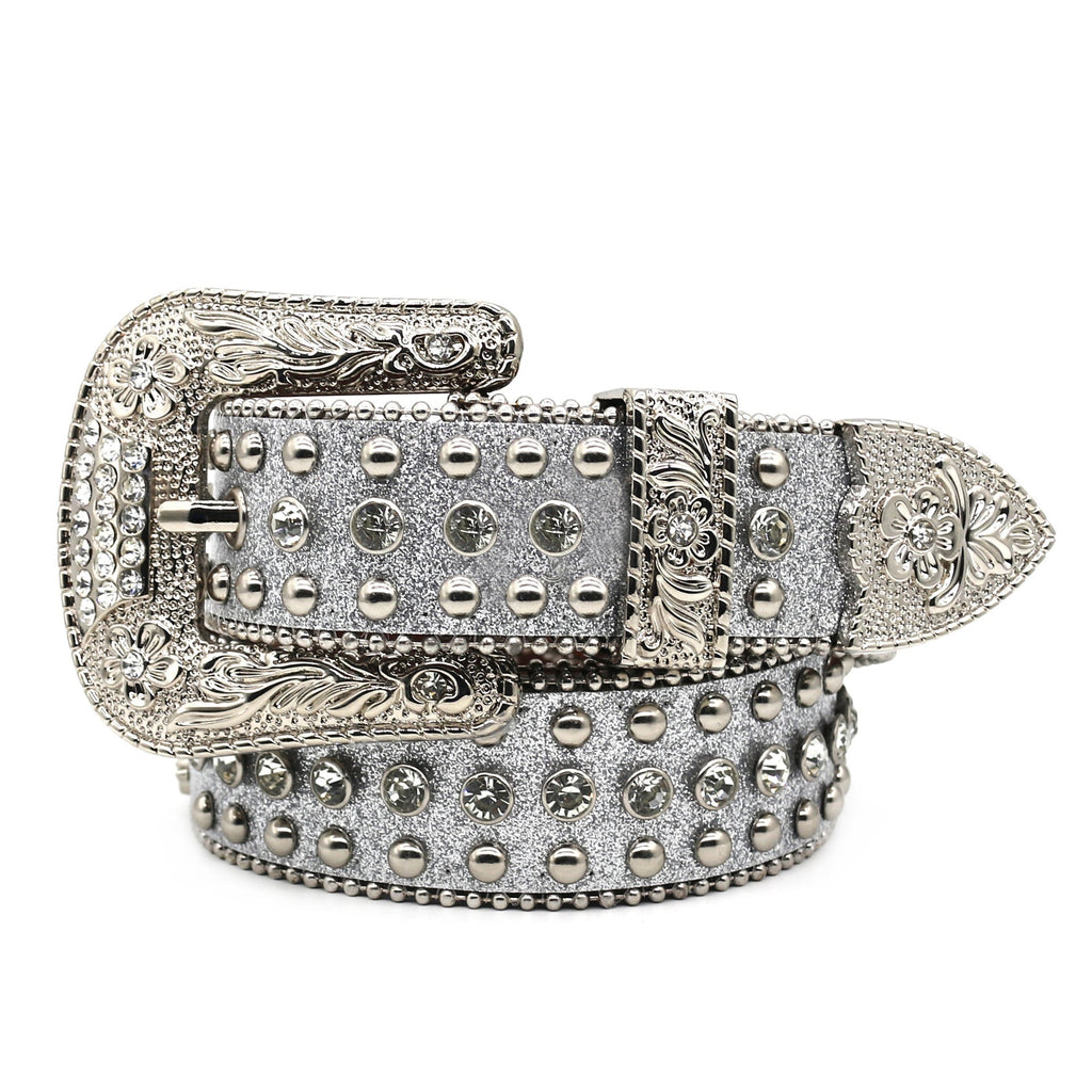 Hip-hop punk rhinestone belt punk style