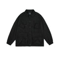 Unisex Jacket Vintage Coat Men's and Women's Loose Multi-Pocket Workwear Jacket