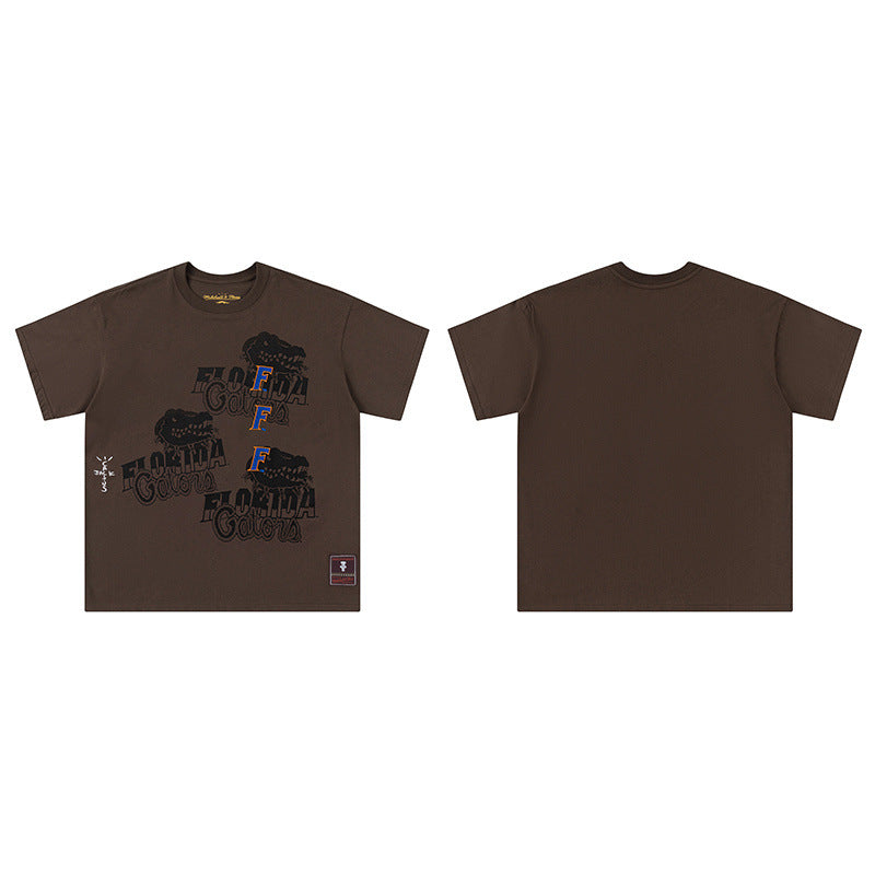 Travis Scott T-Shirt TRAVIS SCOTT Short Sleeve Summer KAWS Hip Hop T-Shirt